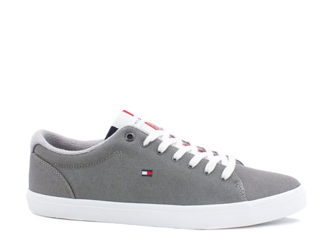 TOMMY HILFIGER Essential Long Lace Sneaker Antique Silver FM0FM02684