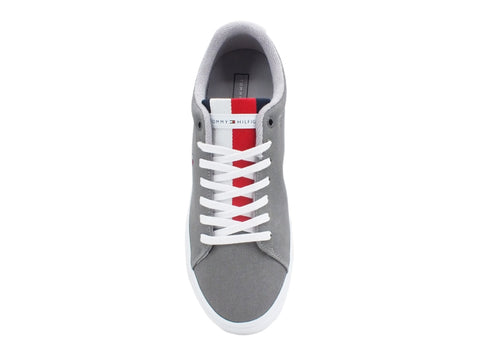 TOMMY HILFIGER Essential Long Lace Sneaker Antique Silver FM0FM02684