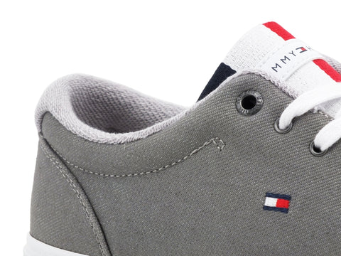 TOMMY HILFIGER Essential Long Lace Sneaker Antique Silver FM0FM02684