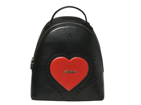 LOVE MOSCHINO Zaino Cuore Nero Rosso JC4218PP0AKC100A