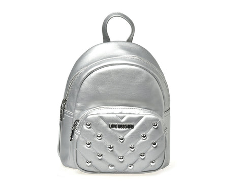 LOVE MOSCHINO Zaino Borchiette Argento JC4235PP0AKE0902