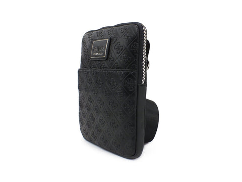 GUESS Tracolla Uomo Loghi Black HMDNLEP0224