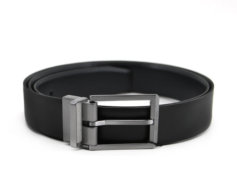 CALVIN KLEIN Cintura Uomo Reversibile Navy Black K50K505454
