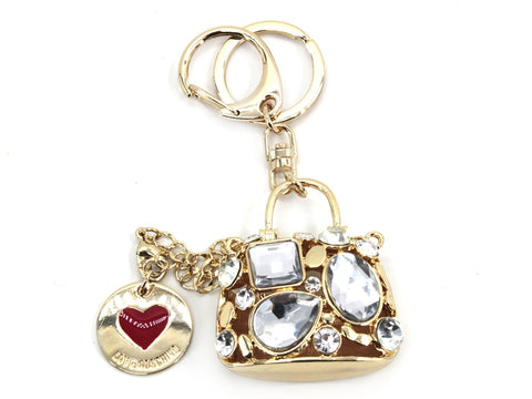 LOVE MOSCHINO Portachiavi Pietre Oro JC5400PP1AL1090A