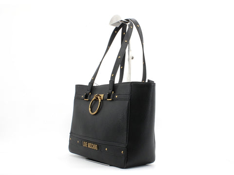 LOVE MOSCHINO Borsa Shopper Borchie Nero JC4062PP1ALR0000