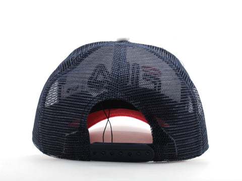 FILA Cappellino Trucker Logo Black Iris Red White 686045