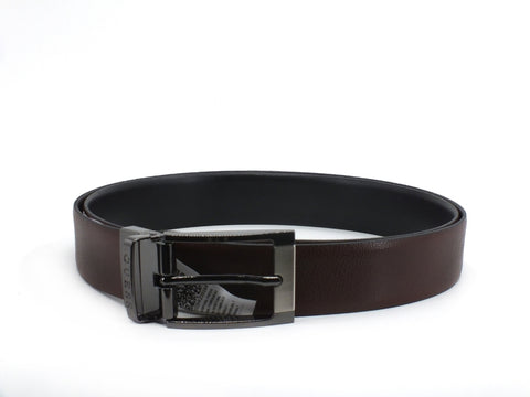 GUESS Cintura Uomo Reversibile Brown BM7266LEA35