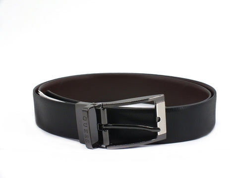 GUESS Cintura Uomo Reversibile Black BM7266LEA35