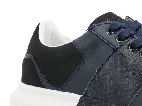 GUESS Sneakers Fascia Logo Blue Grey FM7SAIFAL12