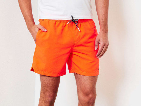 PETROL  Costume Da Bagno Boxer Arancio Fluo M-1000-SWS950