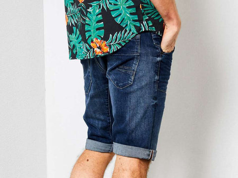 PETROL Bermuda Tasca Blu Jeans M-1000-SHO552