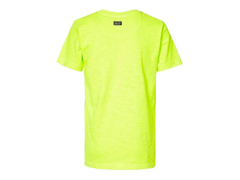 PETROL T-Shirt Logo Giallo Fluo M-1000-TSR603