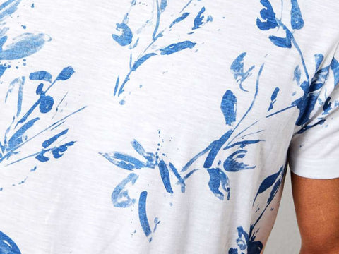PETROL T-Shirt Fantasy White Blue M-1000-TSR628