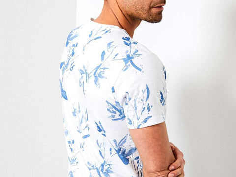PETROL T-Shirt Fantasy White Blue M-1000-TSR628