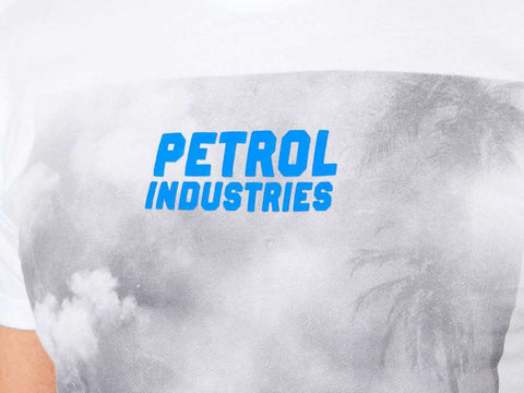 PETROL T-Shirt Stampa White M-1000-TSR624