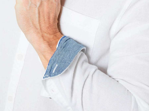 PETROL Camicia Uomo White M-1000-SIL400
