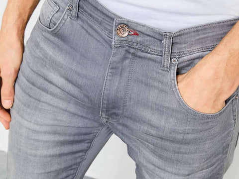 PETROL Jeans Slim Fit Grigio M-1000-DNM003