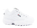 Load image into Gallery viewer, FILA Disruptor Kids Sneakers Scarpe Bimba White 1010567.1FG
