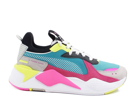 PUMA RS-X Reinvent Wn'S Sneakers Donna Viri Green Violet White 371008 10