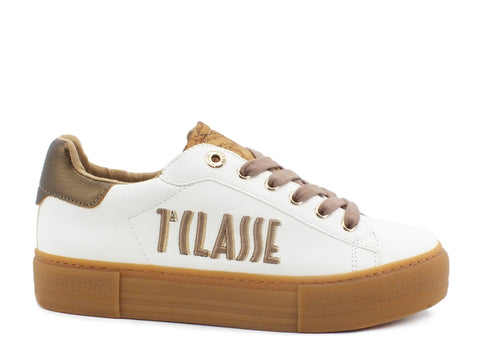 ALVIERO MARTINI 1A CLASSE Sneakers Donna Beige Bianco P3A4-10689