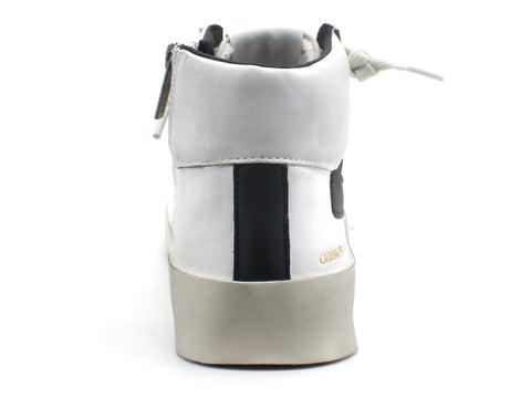 GUESS Firenze Sneakers Scarpe Hi White Black FM7FIMELE12