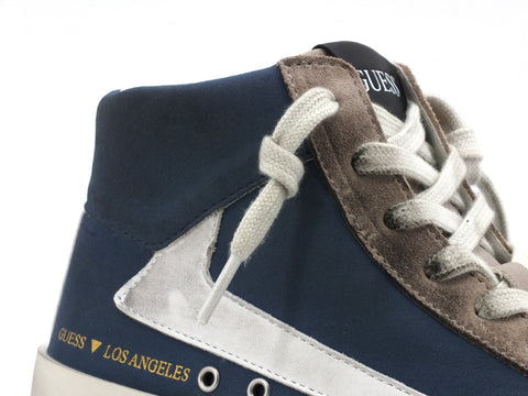 GUESS Firenze Sneakers Scarpe Hi Blue FM7FIMESU12