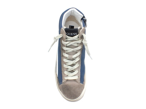 GUESS Firenze Sneakers Scarpe Hi Blue FM7FIMESU12