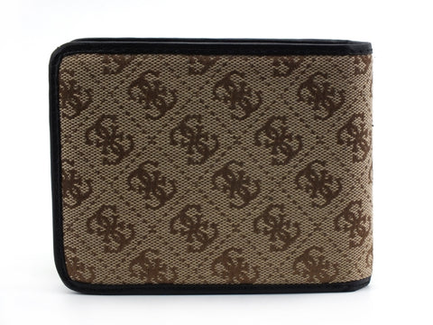 GUESS Portafoglio Loghi Uomo Tessuto Brown SMDNLJLEA20