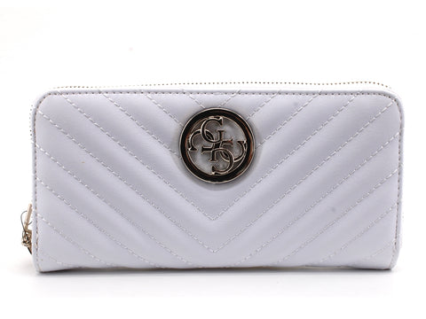 GUESS Portafoglio Logo Donna White VG766346