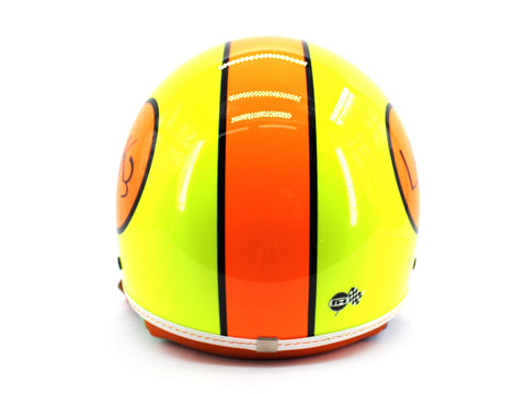 LAKE L4K3 Casco Jet Visiera Yellow Fluo