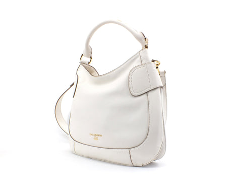 NANNINI Casual Caracas Borsa Bag Pelle Off White 16186