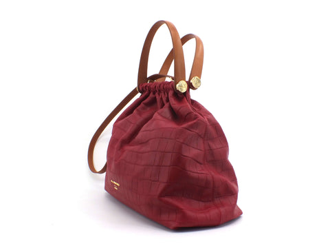 NANNINI Lovely Soft Borsa Bag Pelle Red Fuxia 16188
