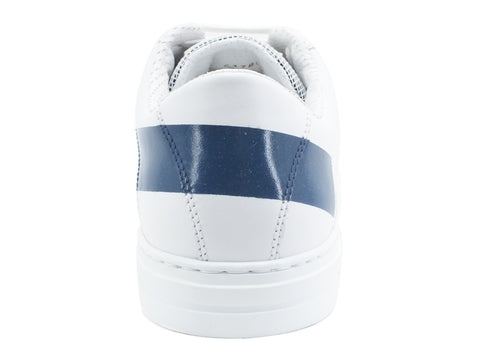 BRIMARTS Sneakers Uomo Pelle Bianco Navy 417808