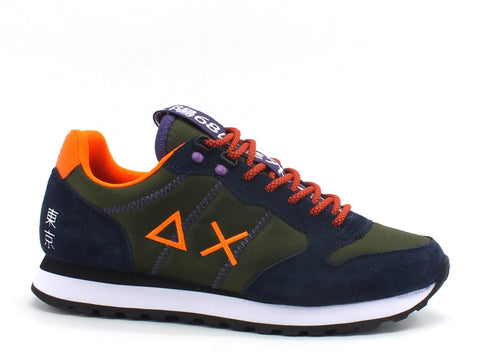 SUN68 Tom Goes Camping Sneakers Uomo Militare Scuro Z40105