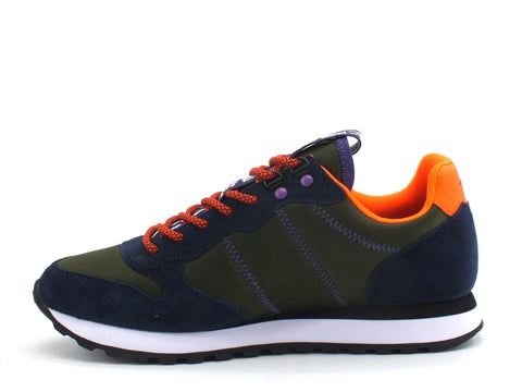 SUN68 Tom Goes Camping Sneakers Uomo Militare Scuro Z40105