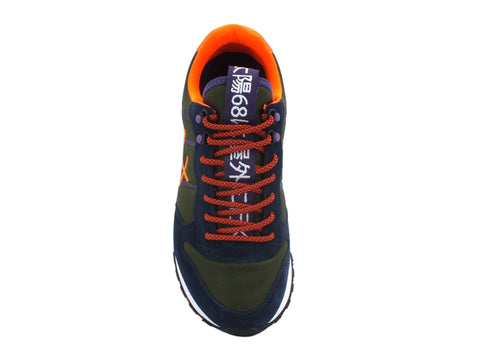 SUN68 Tom Goes Camping Sneakers Uomo Militare Scuro Z40105