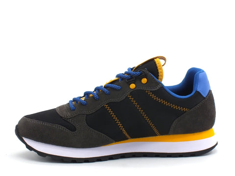 SUN68 Tom Goes Camping Sneakers Uomo Black Z40105