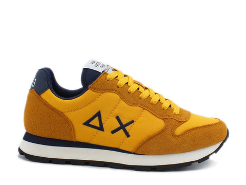 SUN68 Tom Solid Sneakers Uomo Giallo Navy Blue Z40101
