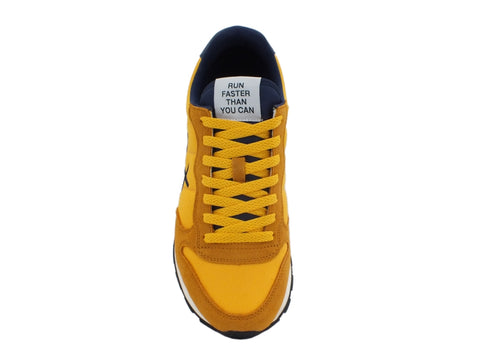 SUN68 Tom Solid Sneakers Uomo Giallo Navy Blue Z40101