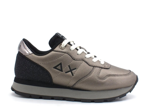 SUN68 Ally Back Glitter Sneakers Donna Argento Bronzo Z40210