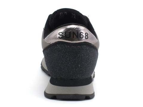SUN68 Ally Back Glitter Sneakers Donna Argento Bronzo Z40210