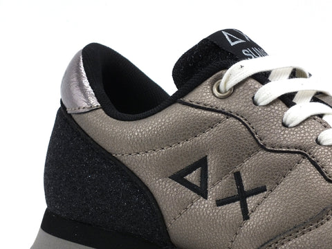 SUN68 Ally Back Glitter Sneakers Donna Argento Bronzo Z40210