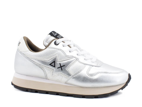 SUN68 Ally Star Sneakers Donna Argento Z40204
