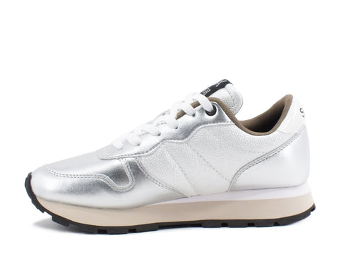 SUN68 Ally Star Sneakers Donna Argento Z40204