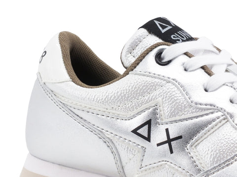 SUN68 Ally Star Sneakers Donna Argento Z40204