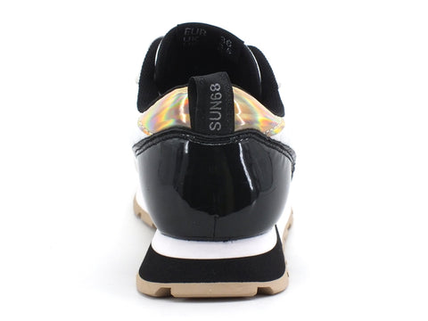 SUN68 Ally Sporty Sneakers Donna Bianco Nero Z40203