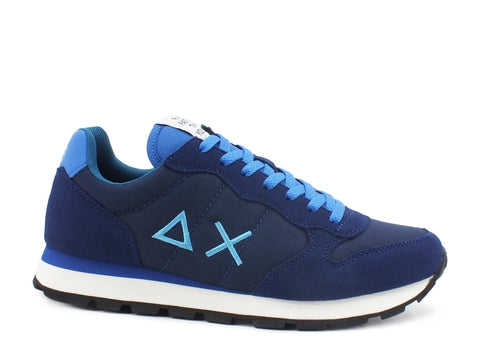 SUN68 Tom Solid Sneakers Uomo Navy Blue Royal Z40101