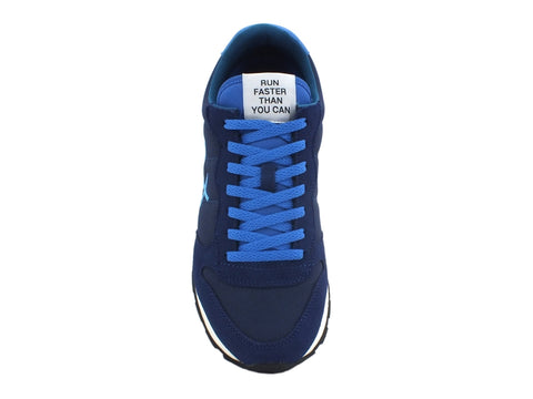 SUN68 Tom Solid Sneakers Uomo Navy Blue Royal Z40101
