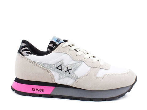 SUN 68 Sneaker Bianco Panna Z40212