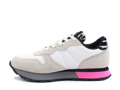 SUN 68 Sneaker Bianco Panna Z40212